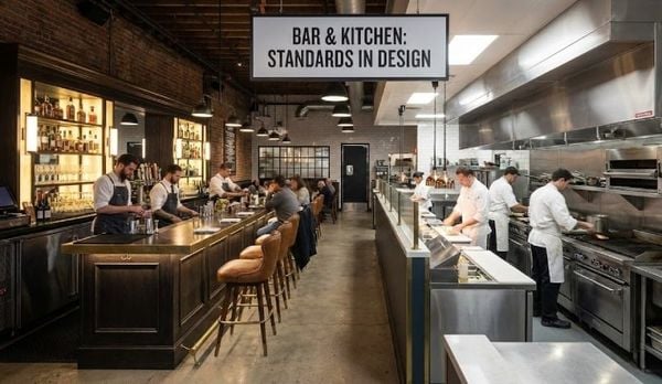 Tiêu chuẩn nội thất quầy bar và bếp