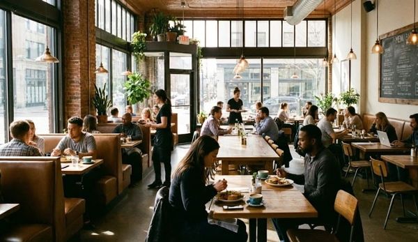 Khu vực nội thất ghế ngồi cho khách