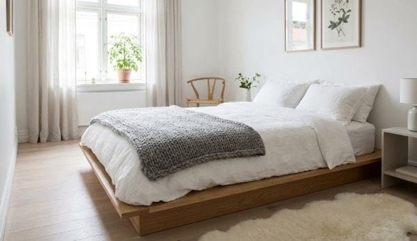 Phong cách phòng ngủ Bắc Âu