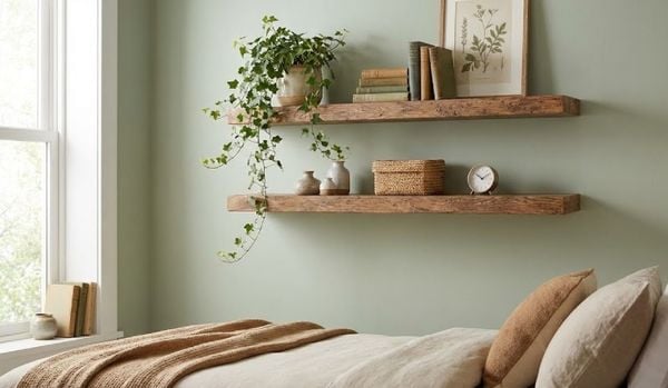 Kệ trang trí phòng ngủ