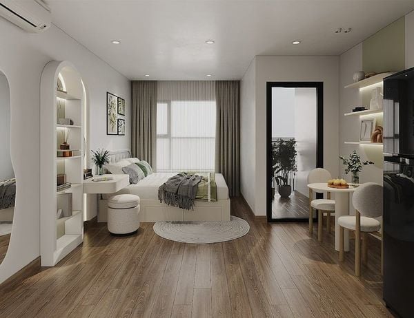 Nội thất căn hộ Studio Vinhomes