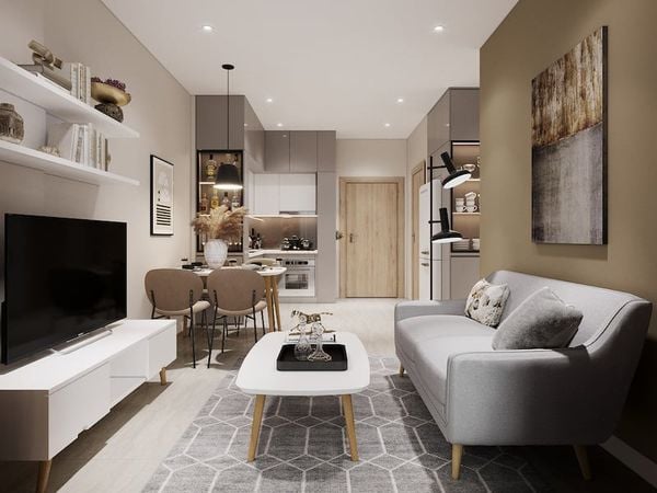 Nội thất căn hộ Vinhomes 1 phòng ngủ