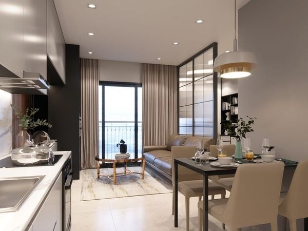 Nội thất căn hộ Vinhomes 2 phòng ngủ