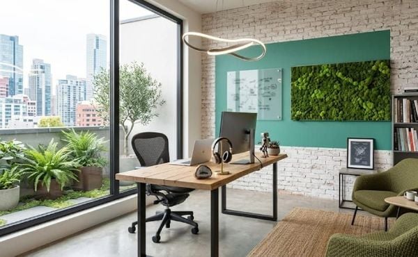 Phòng giám đốc nhỏ đẹp đầy sáng tạo
