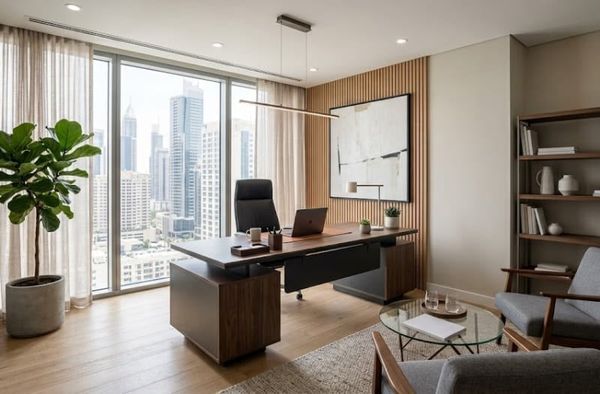 Thiết kế phòng giám đốc 20m2 phong cách hiện đại