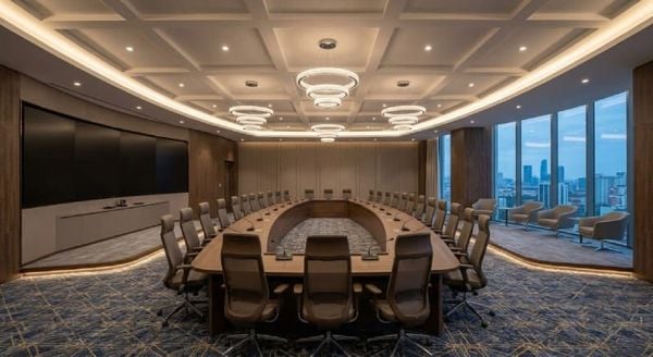 Thiết kế phòng hội nghị hiện đại