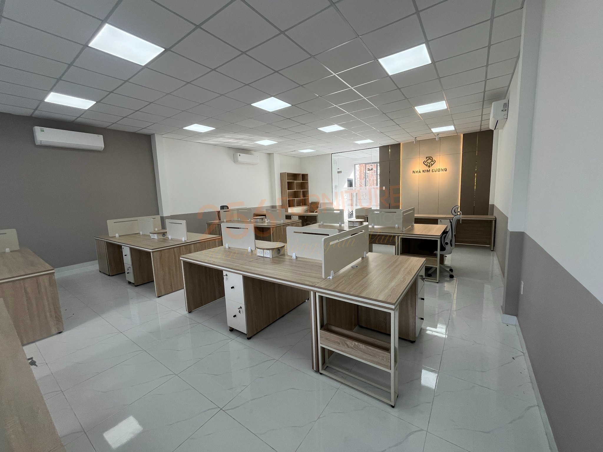 Thi Công Trọn Gói Nội Thất Văn Phòng - Dự Án Nhà Kim Cương