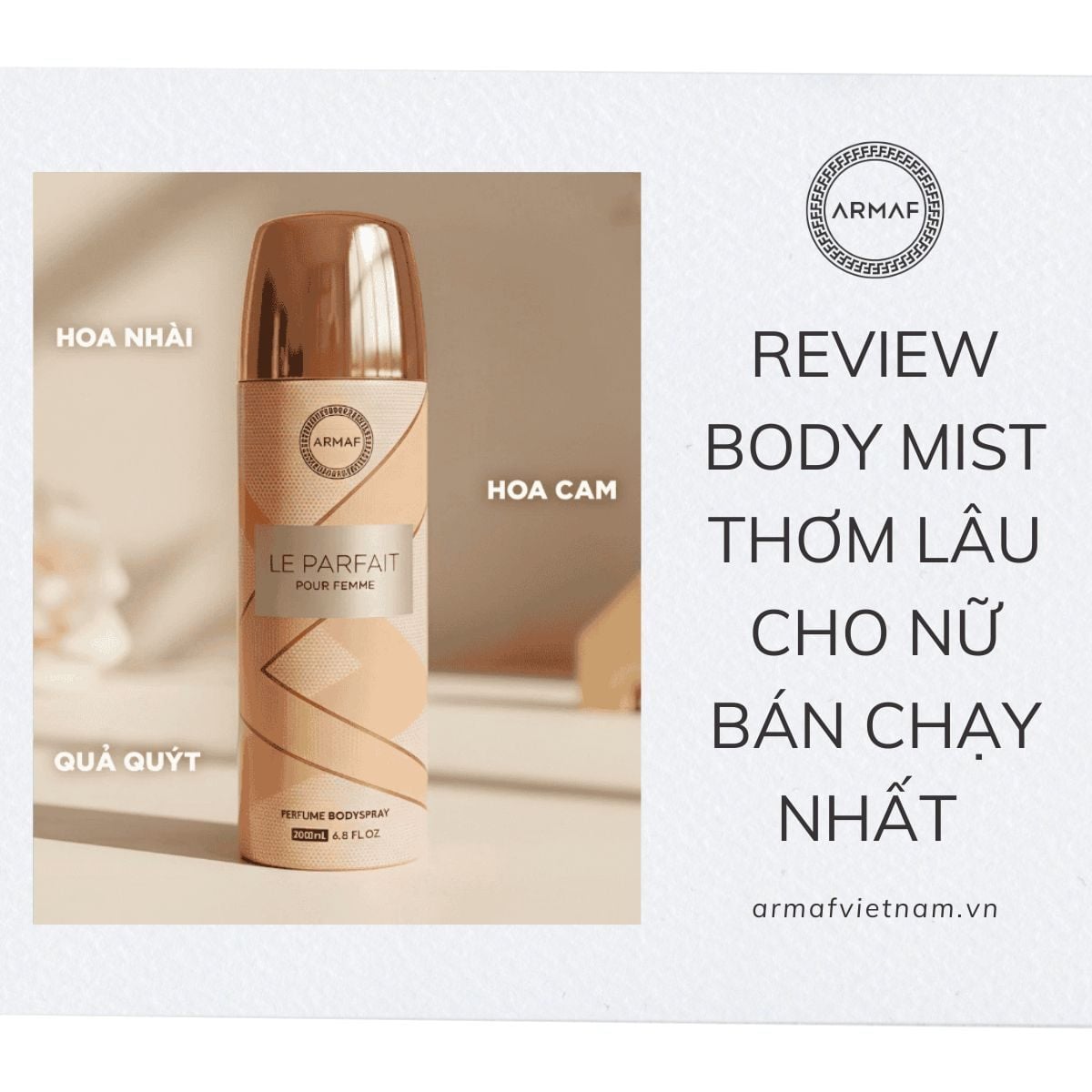 Review body mist thơm lâu cho nữ đang bán chạy nhất hiện nay