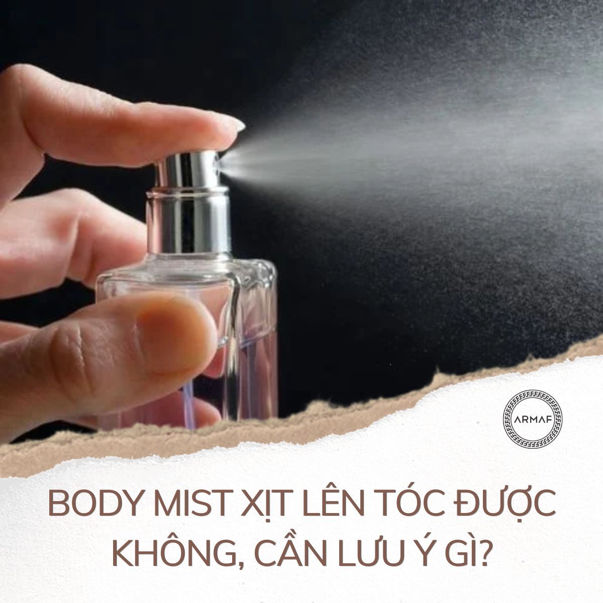 Body mist xịt lên tóc được không, cần lưu ý gì?