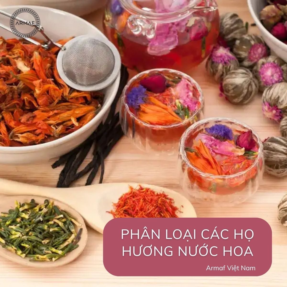 Các họ hương nước hoa được phân loại như thế nào?