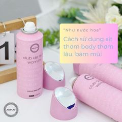 Cách sử dụng xịt thơm body thơm lâu như nước hoa