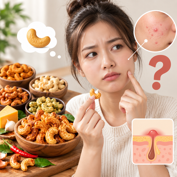 Ăn Hạt Điều Tẩm Vị Có Bị Mụn Không? Lượng Hạt Phù Hợp Hàng Ngày