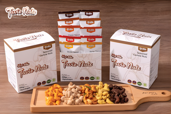 Hạt điều tẩm vị Tâm Việt - Bao bì đẹp, quà biếu chất lượng