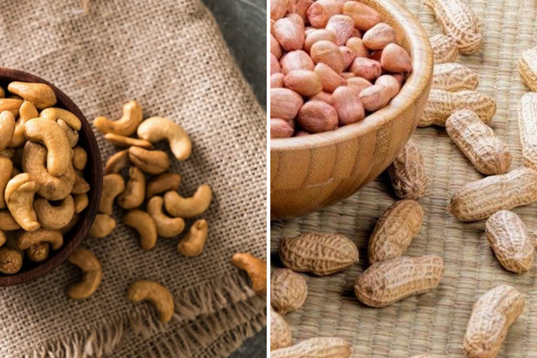 Hạt điều có thể thay thế đậu phộng khi nào?