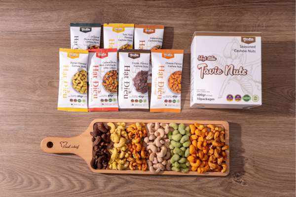 Ăn hạt điều tẩm vị thay bánh kẹo ngày Tết: Bí quyết không lo tăng cân