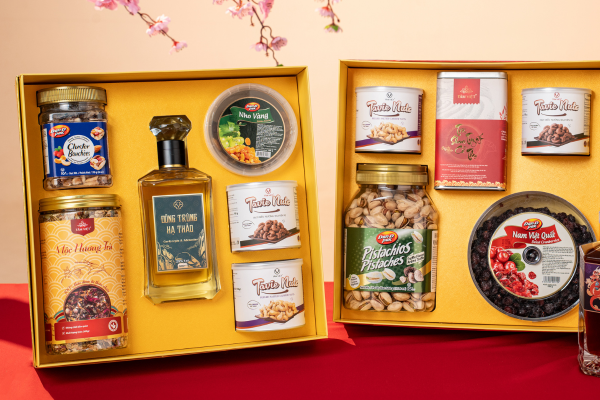 Top 5 set quà Tết hạt dinh dưỡng sang trọng và ý nghĩa 2026