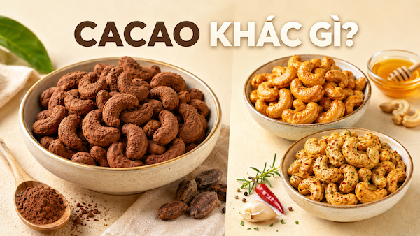 Thành Phần Của Hạt Điều Tẩm Vị Cacao