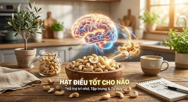 Hạt điều tốt cho não