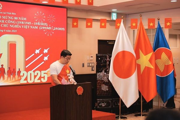 CHỦ TỊCH HIỆP HỘI NGƯỜI VIỆT TẠI SAITAMA THAM DỰ LỄ KỶ NIỆM 80 NĂM QUỐC KHÁNH TẠI NHẬT BẢN