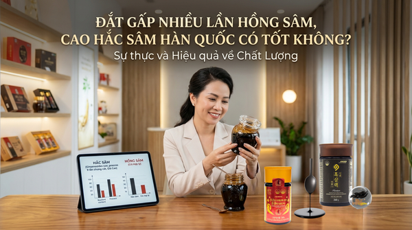 Đắt gấp nhiều lần hồng sâm, cao hắc sâm Hàn Quốc có tốt không?