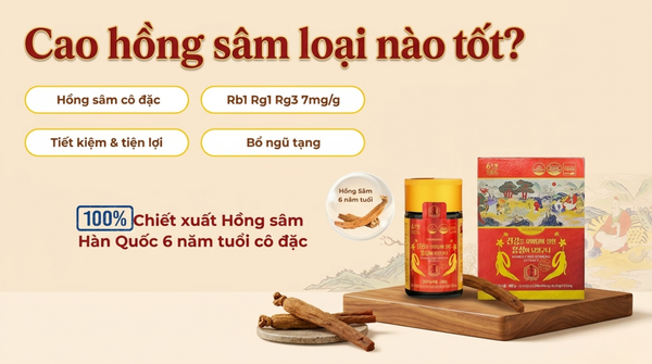 Cao hồng sâm loại nào tốt? Điểm danh 3 loại cao sâm thượng hạng
