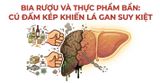 Bia rượu và thực phẩm bẩn: 