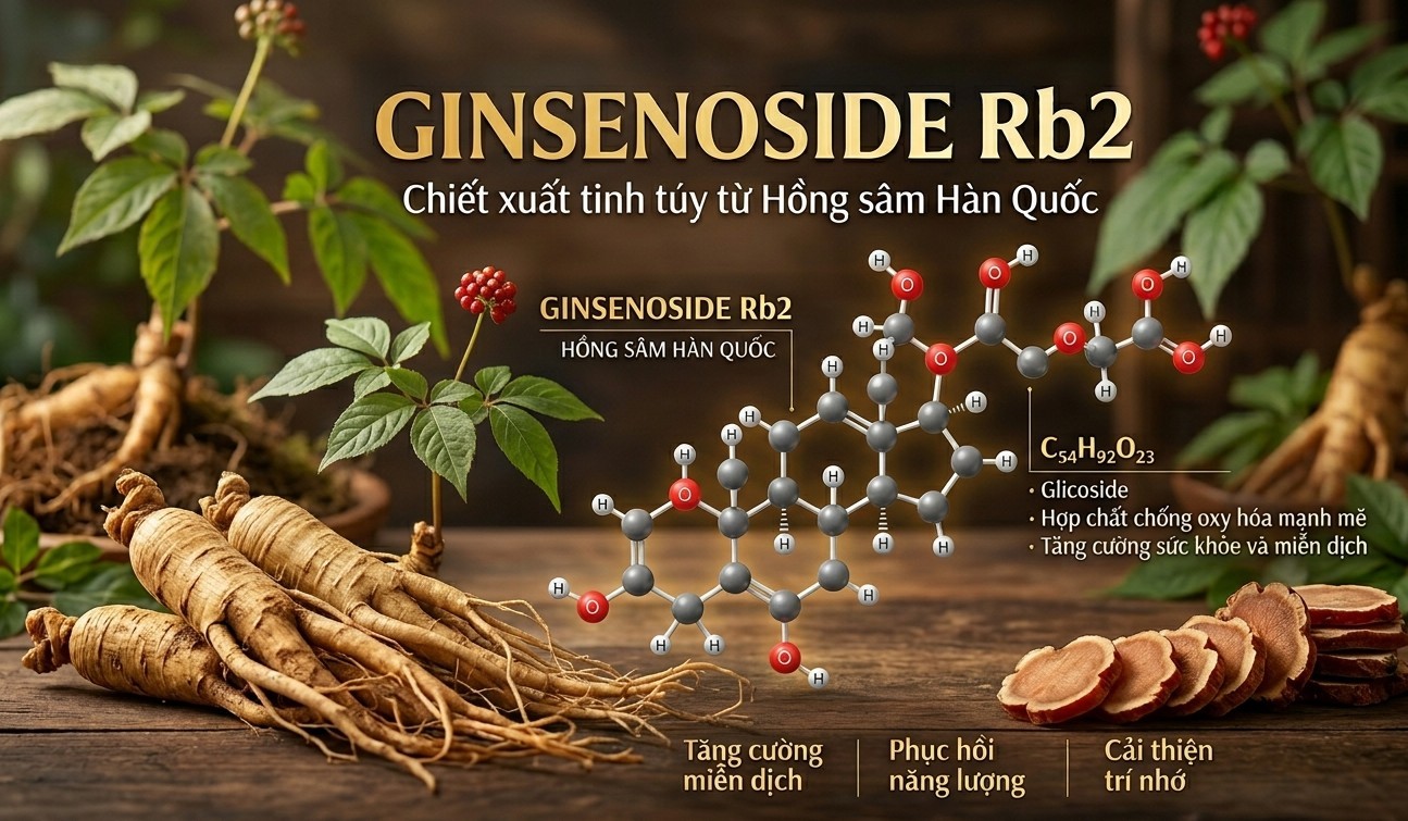 Ginsenoside Rb2 là gì? 5 lợi ích kinh ngạc bạn chưa biết!