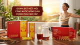 Đánh bật mệt mỏi cùng nước hồng sâm chính phủ cao cấp