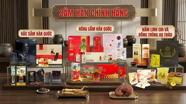 Địa chỉ mua sâm Hàn chính hãng uy tín, đầy đủ giấy tờ tại Việt Nam