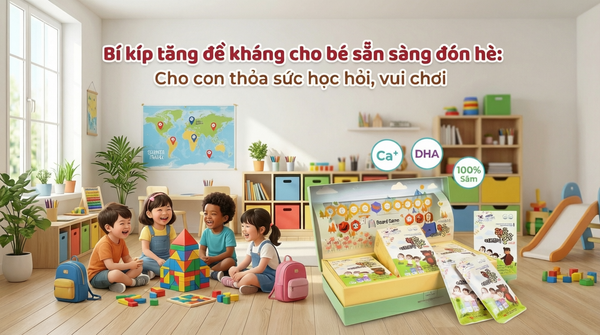 Cách tăng đề kháng cho bé vui chơi mùa hè trọn vẹn