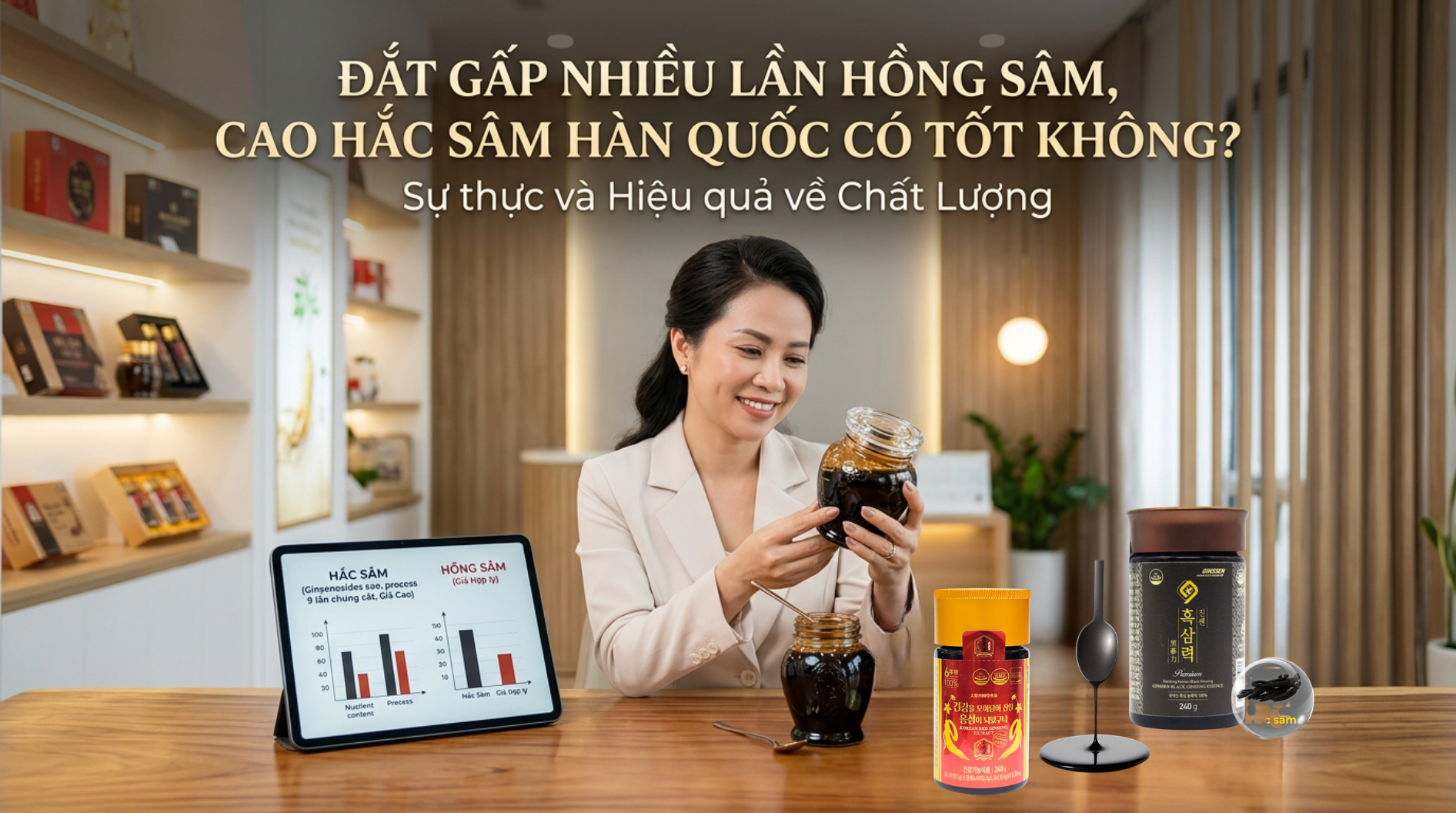 Cao hắc sâm Hàn Quốc có tốt không ?
