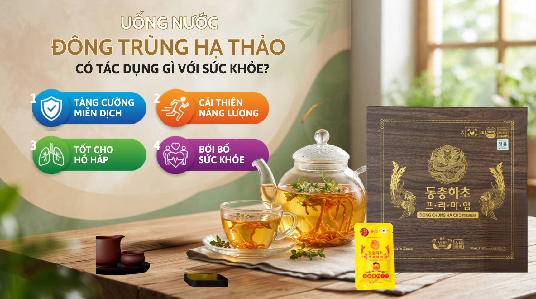 Trẻ em có nên uống nước đông trùng hạ thảo? Sự thật ngỡ ngàng từ chuyên gia