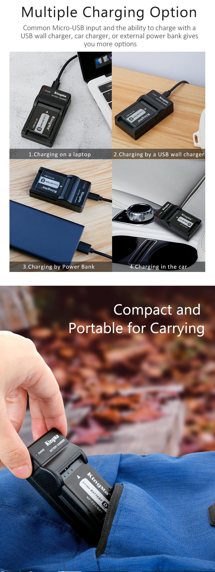 Pin sạc Kingma NP-BD1