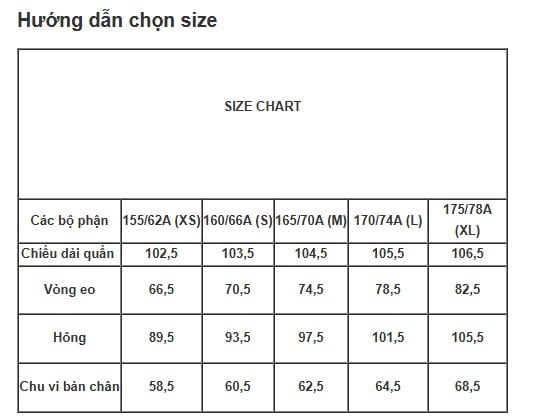 Quần vải xám mã 0406