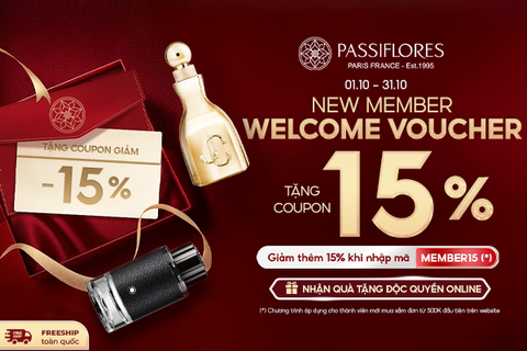 NEW MEMBER WELCOME VOUCHER – ƯU ĐÃI CHÀO MỪNG THÀNH VIÊN MỚI