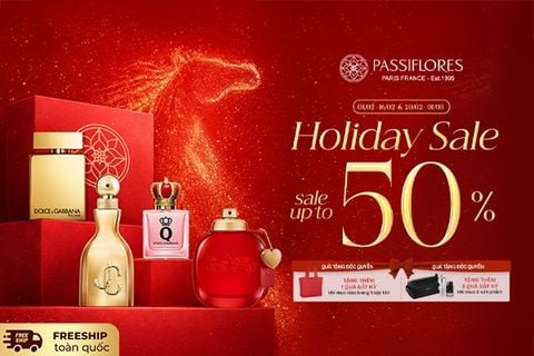 KHAI XUÂN RẠNG RỠ - ĐÓN ƯU ĐÃI NƯỚC HOA LỚN NHẤT NĂM TẠI PASSIFLORES