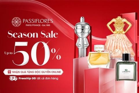 PASSIFLORES SEASON SALE: DEAL THƠM CHO NƯỚC HOA THỜI THƯỢNG ƯU ĐÃI LÊN ĐẾN 50%