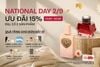 RỰC RỠ SẮC HƯƠNG CÙNG ƯU ĐÃI 15% VÀ BỘ QUÀ TẶNG CAO CẤP MỪNG ĐẠI LỄ 2/9