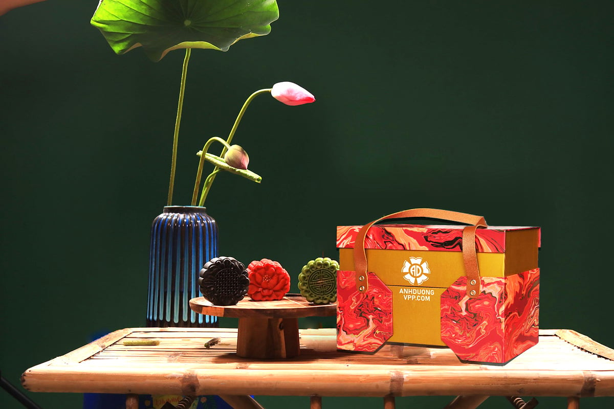 Túi quà Rượu Mừng in logo doanh nghiệp