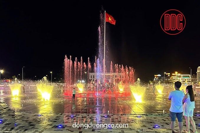 Nhạc nước quảng trường Phan Ngọc Hiển Cà Mau