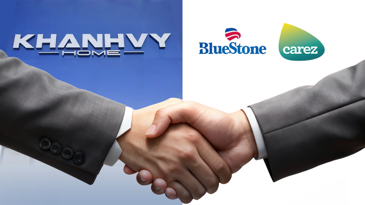 Giấy chứng nhận đối tác ủy quyền phân phối sản phẩm Bluestone và Carez