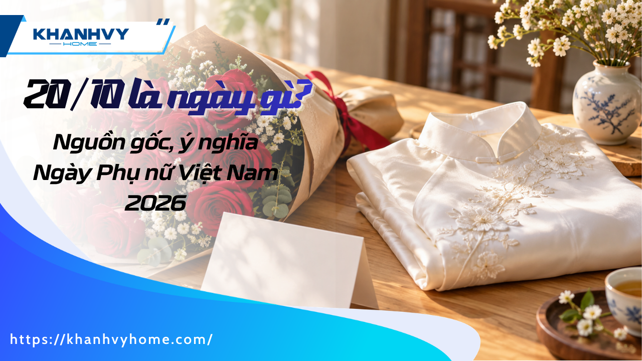 20/10 là ngày gì? Nguồn gốc, ý nghĩa Ngày Phụ nữ Việt Nam 2026