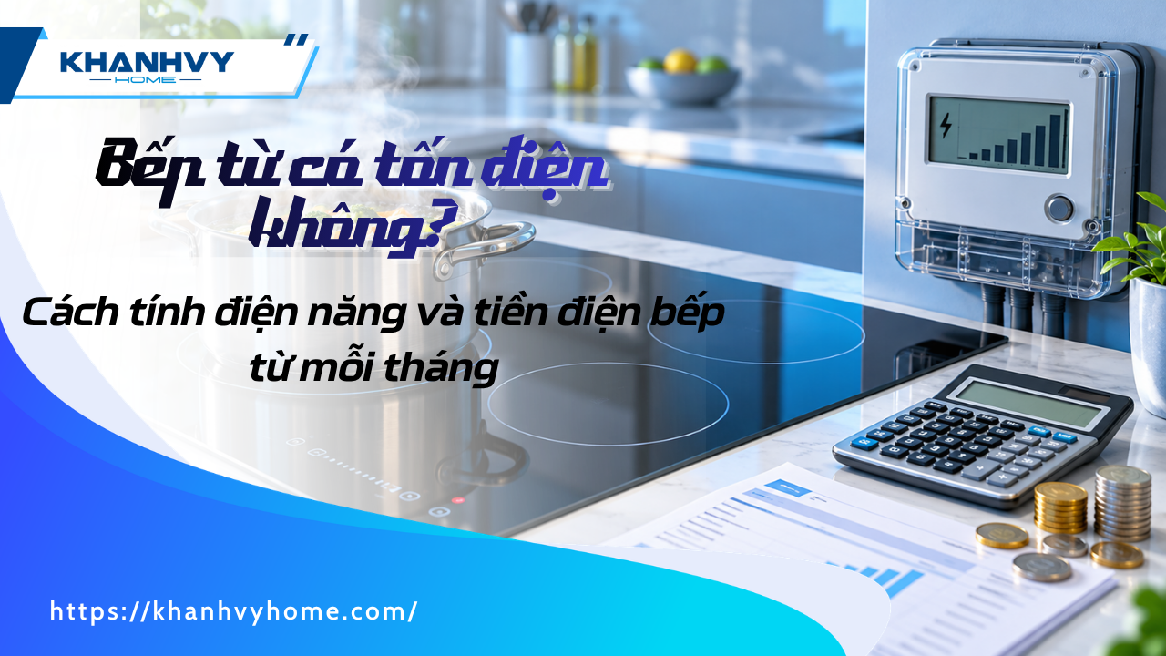 Bếp từ có tốn điện không? Cách tính điện năng và tiền điện bếp từ mỗi tháng