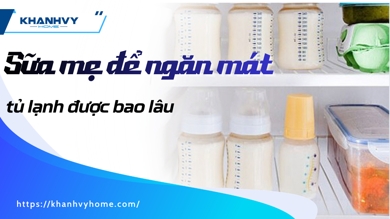 Sữa mẹ để ngăn mát tủ lạnh được bao lâu? Mốc thời gian theo từng loại sữa