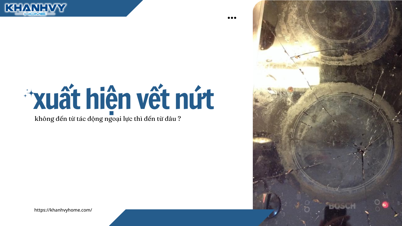 Bếp từ bị nứt mặt kính có sao không nếu vẫn nấu hằng ngày