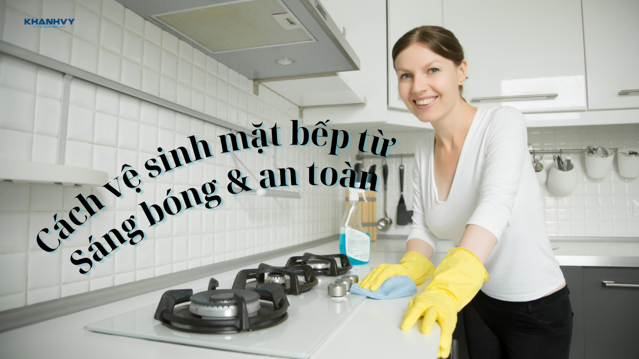 Cách vệ sinh bề mặt bếp từ sáng bóng và an toàn