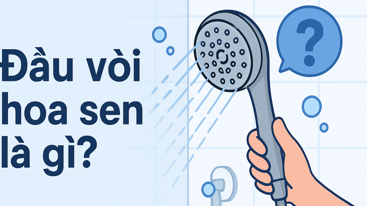 Đầu vòi hoa sen là gì? Phân loại các đầu vòi sen tắm phổ biến