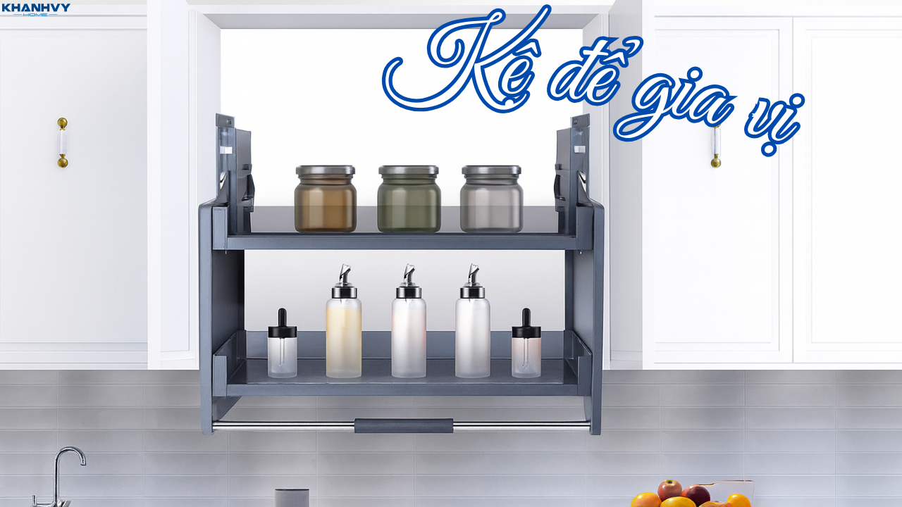 Bí quyết chọn kệ để gia vị phù hợp mọi không gian