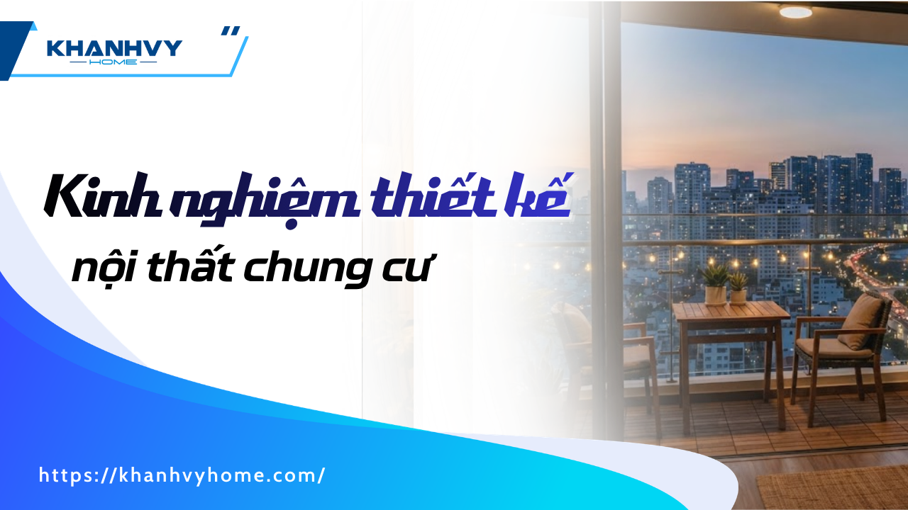 Kinh nghiệm thiết kế nội thất chung cư: Nguyên tắc, chi phí và quy trình tối ưu