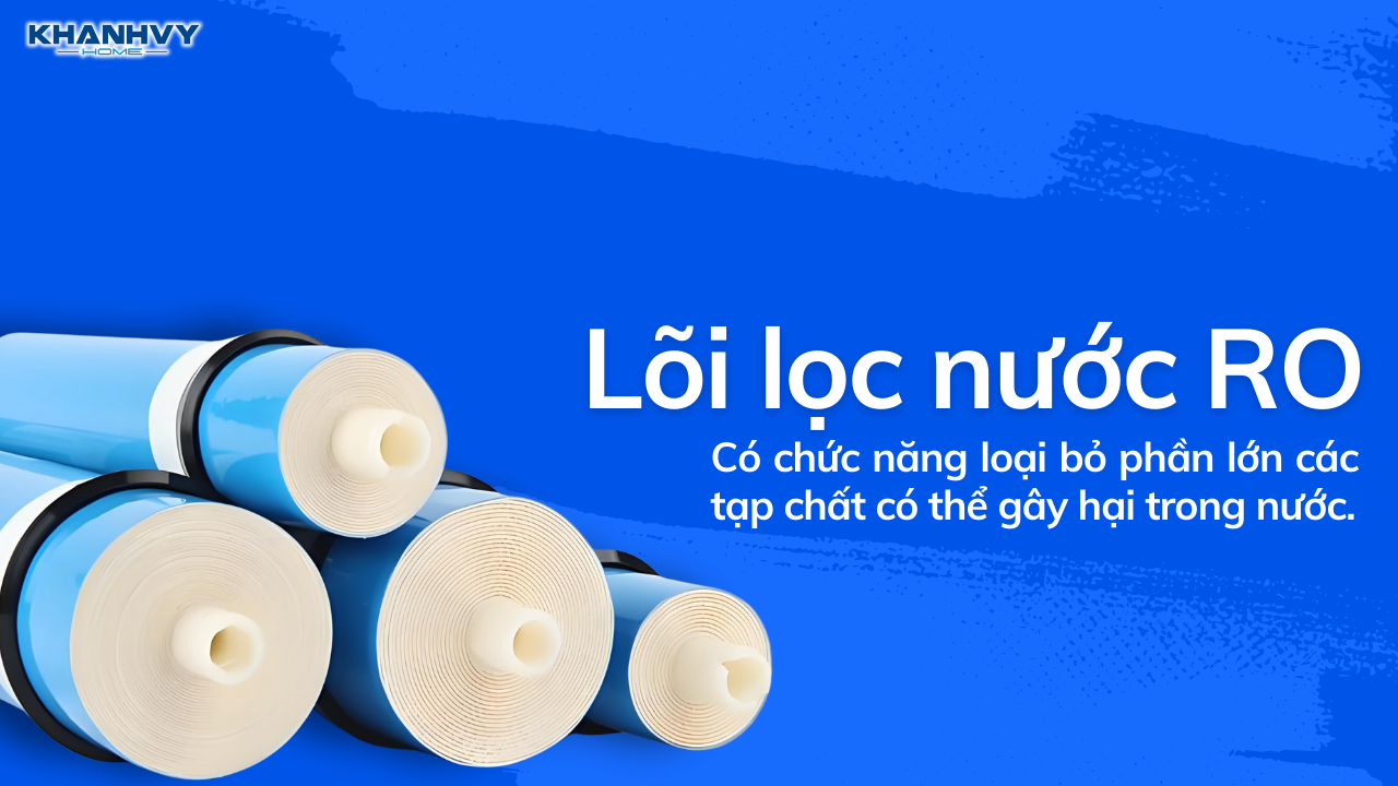 Lõi lọc nước RO là gì? Công dụng & nguyên lý